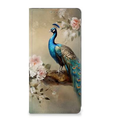 Smartphone hoesje voor Motorola Moto E13 4G Vintage Pauwen