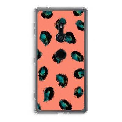 Pink Cheetah: Sony Xperia XZ2 Transparant Hoesje