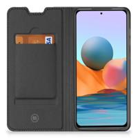 Xiaomi Redmi Note 10 Pro Stand Case Zwart Roze Vormen