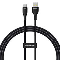 Baseus Flash 2 USB A naar USB C snellaadkabel 1 m 100 W Zwart