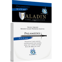 Paladin Sleeves - Palamedes Premium Small Square 51x51mm (55 Sleeves) - thumbnail