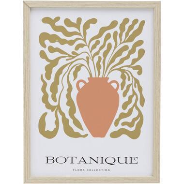 Poster Botanique - MDF/glas - 40x30 cm - Leen Bakker