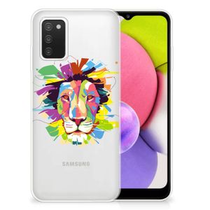 Samsung Galaxy A03S Telefoonhoesje met Naam Lion Color