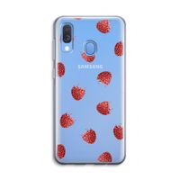 Framboosjes: Samsung Galaxy A40 Transparant Hoesje
