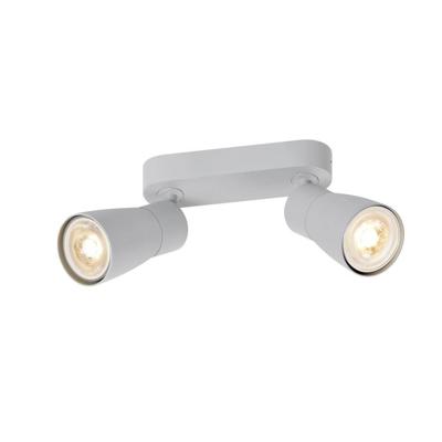 SLV Dubbele spotPuri 2.0 Dome grijs - 1008372