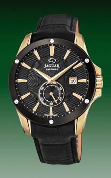 Horlogeband Jaguar J881 Leder Zwart