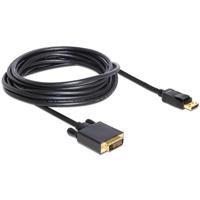 DeLOCK displayport > dvi 24+1 adapter (zwart, 5 meter)