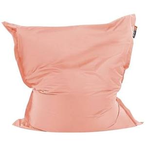 Beliani - FUZZY - Zitzak hoes - Perzik roze - 140 x 180 cm - Nylon