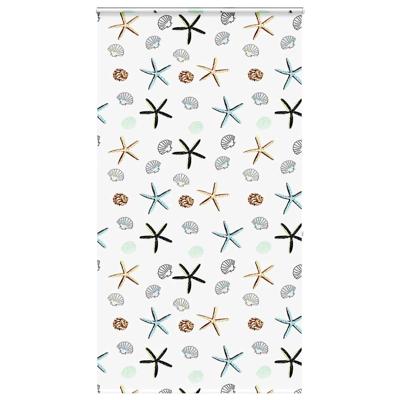 Doucherolgordijn met cassette 130x240 cm stofbreedte 126 cm
