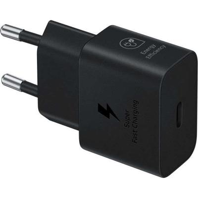SAMSUNG FAST 25W USB C netlader zonder kabel zwart