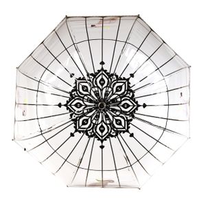 Esschert Design TP321 paraplu Zwart, Meerkleurig, Transparant Staal Volledig formaat