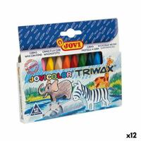 Gekleurde was Jovi JOVICOLOR TRIWAX Multicolour (12 Stuks)