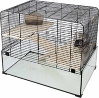 Interzoo hamsterkooi Vision 58 zwart - Gebr. de Boon