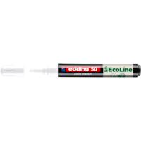 Paintmarker edding 50 eco waterbasis 2-3mm wit | 10 stuks