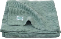 Deken Wieg 75x100cm Basic Knit - Forest Green - thumbnail