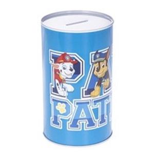 Spaarpot blik van Paw Patrol - kinderen - 10 x 17 cm - metaal