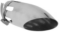 Carpoint uitlaatsierstuk Inox gebogen 30 54 mm zilver 15 cm - thumbnail