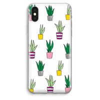 Sanseveria: iPhone XS Max Transparant Hoesje