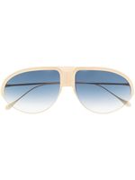 Rigards lunettes de soleil à monture oversize - Or Rigards lunettes de soleil à monture oversize - Or