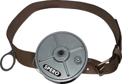 Spero SPVMHSL | Vlechtdraadhaspel PRO | met Leren riem t.b.v. 1,2 & 1,5kg vlechtdraadrol - SPVMHSL