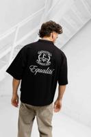 Equalité Oasis Oversized Polo Heren Zwart - Maat XXS - Kleur: Zwart | Soccerfanshop