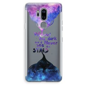 Stars quote: LG G7 Thinq Transparant Hoesje