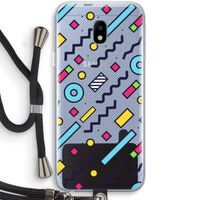 8-bit N°8: Samsung Galaxy J3 (2017) Transparant Hoesje met koord