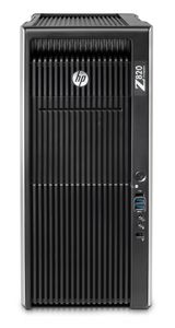 HP 820 DDR3-SDRAM E5-2640 Mini Tower Intel® Xeon® E5 familie 16 GB 128 GB SSD Windows 7 Professional Workstation Zwart