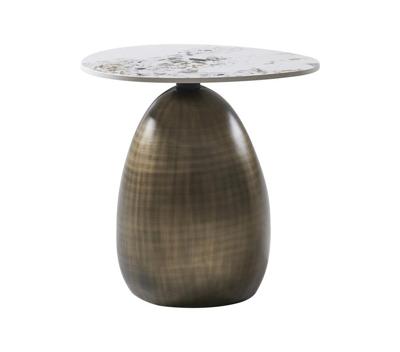 Tower Living Organische Bijzettafel 'Castello' Keramiek, 49 x 39cm