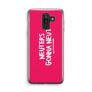 Neuters (roze): Samsung Galaxy J8 (2018) Transparant Hoesje
