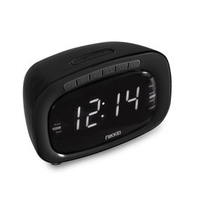 Nikkei NR200BK klokradio zwart met LED display