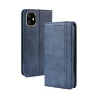 Magnetische Buckle retro Crazy Horse textuur horizontale Flip lederen case voor Apple iPhone 11 Pro Max met houder & kaartsleuven & fotolijstjes (bla