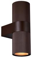 Enzo Wandlamp | Kyklop Ripple rond 2x GU10 roest IP54 - 4800961