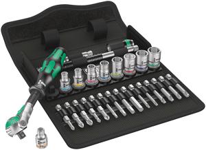 Wera 8100 SA 9 Zyklop Speed-ratelset, 1/4"-aandrijving, inch , 28 -delig - 1 stuk(s) - 05004019001