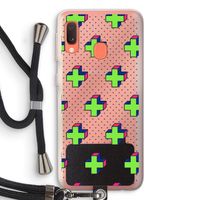 8-bit N°10: Samsung Galaxy A20e Transparant Hoesje met koord