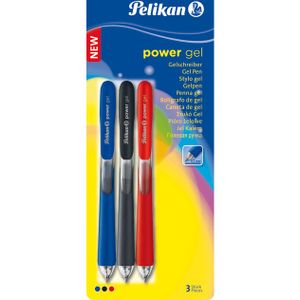 Power gelpennen, 3 stuks Set