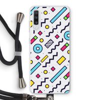 8-bit N°8: Samsung Galaxy A70 Transparant Hoesje met koord