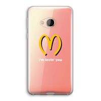 I'm lovin' you: HTC U Play Transparant Hoesje