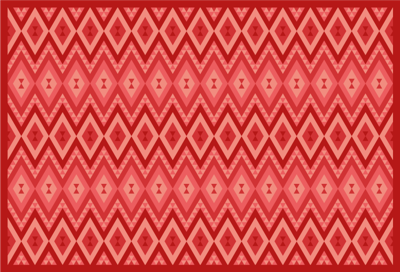 Etnisch vintage ontwerp vinyl tapijt rood