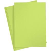 Creativ Company Gekleurd karton, a4, vel 210x297 mm, 180 gr, lichtgroen, 20 vel/ 1 doos