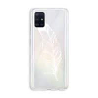 Pluim: Galaxy A51 4G Transparant Hoesje