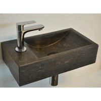 Wiesbaden Raw - Fontein Links - 40x22x10cm - Hardsteen Gezoet