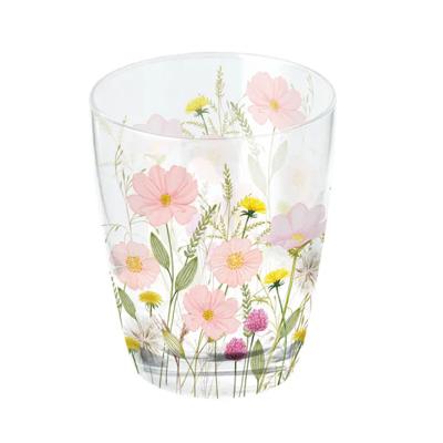 Waterglas Pastel Flowers Pink 0.25L