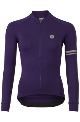 AGU Solid Fietsshirt Lange Mouwen Performance Dames - Paars - L