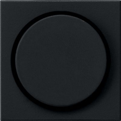 Zwart mat dimknop Gira E2 0650005