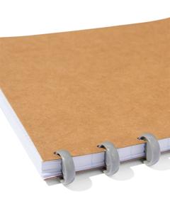 HEMA Ringschrift A4 Commerciaal Geruit 4x8mm Kraft