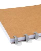 HEMA Ringschrift A4 Commerciaal Geruit 4x8mm Kraft