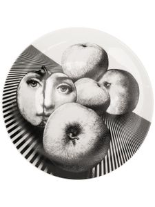 Fornasetti assiette à imprimé fruit - Blanc