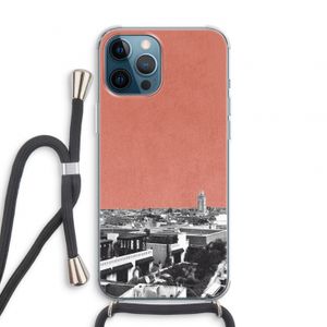 Marrakech Skyline : iPhone 12 Pro Transparant Hoesje met koord