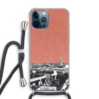 Marrakech Skyline : iPhone 12 Pro Transparant Hoesje met koord